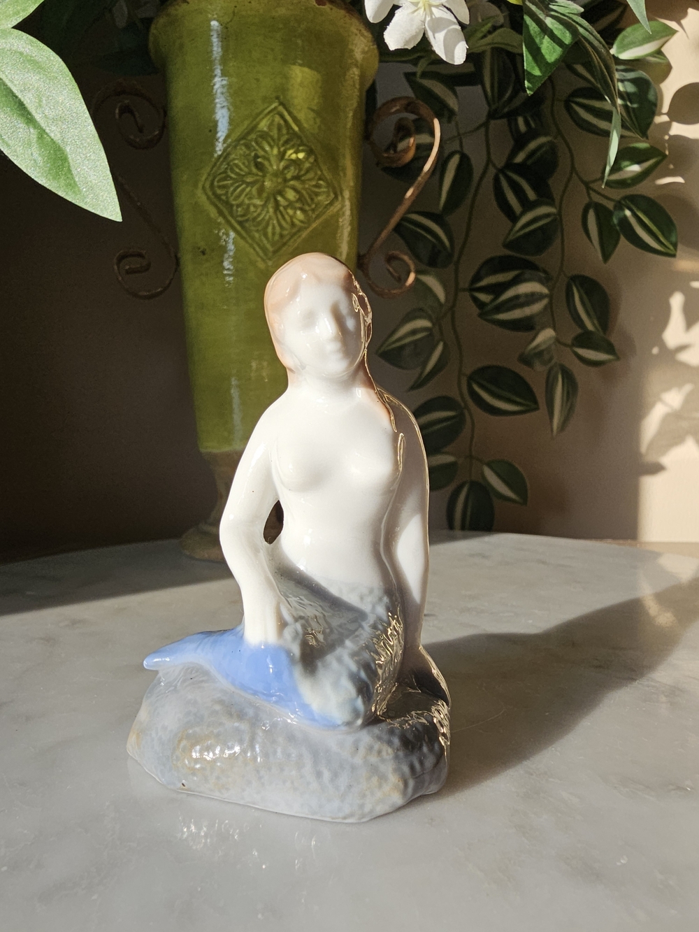 Vintage Little Mermaid Porcelain Figurine